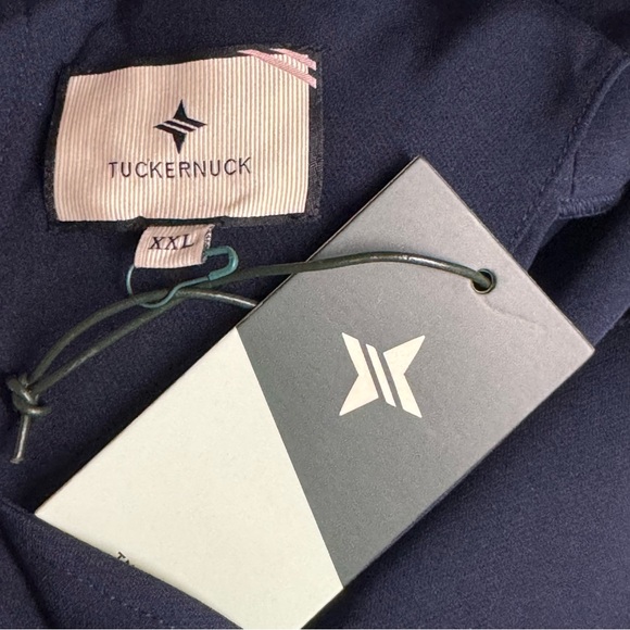 Tuckernuck NEW Navy Faye Preppy Bow Ruffle Collar 3/4 Sleeve Blouse Size XXL - Picture 9 of 10